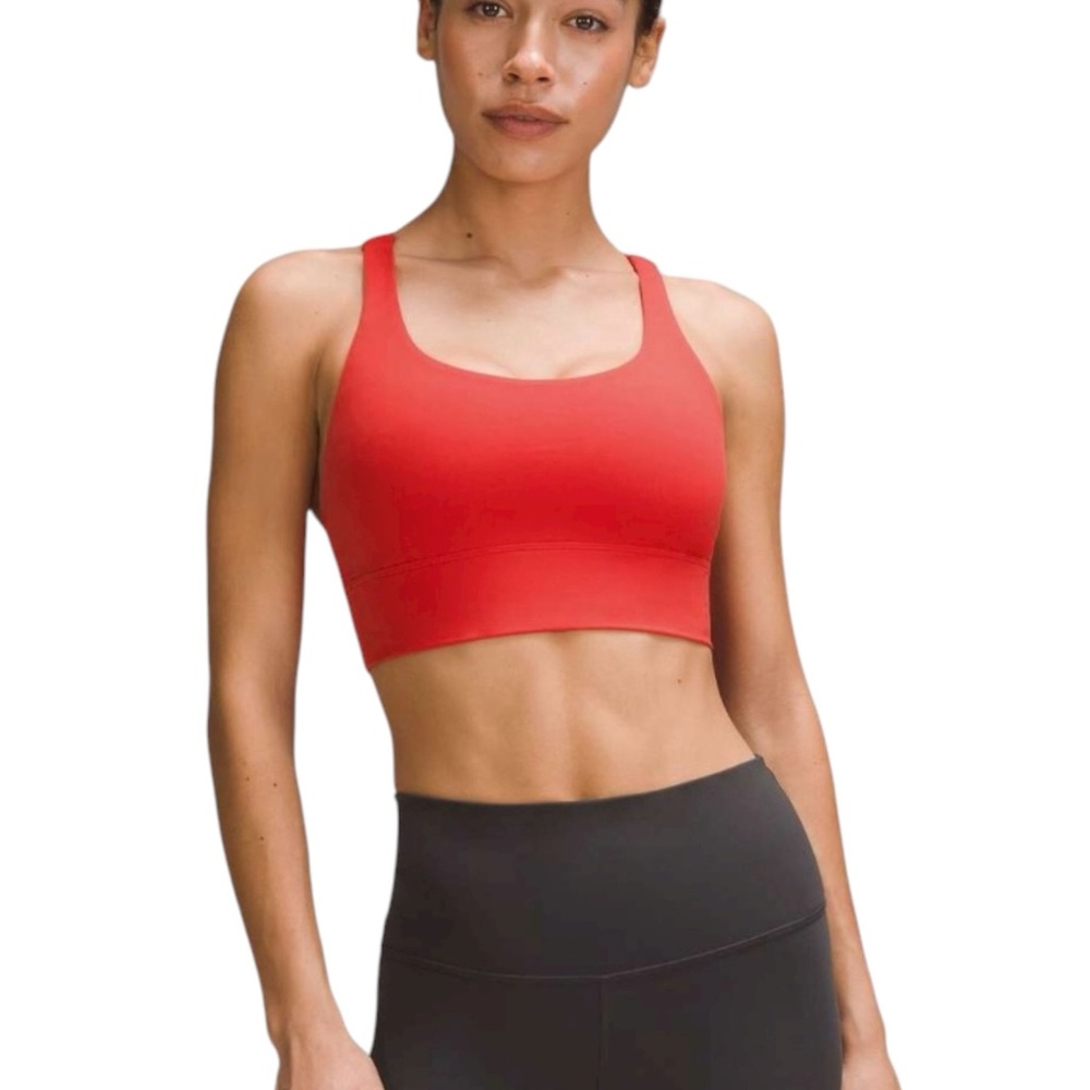 Lululemon Energy Longline Bra, Grenadine Red, Sz. 8
